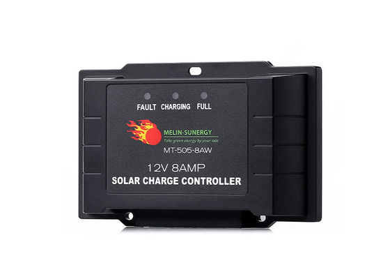 8A Smart PWM Solar Charge Controller IP65 Waterdicht Solar Charge Controller 12V