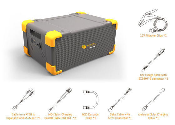 Goede prijs 3072Wh Externe draagbare generator Batterijpakket LiFePO4 Draagbare zonnecentrale online