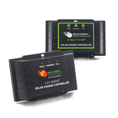 Goede prijs Compact PWM zonneladingsregelaar 8A 12V 24V Lifepo4 zonneladingsregelaar online