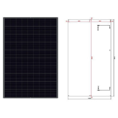 Goede prijs 100w semi-flexibel zonnepaneel 12V MC4 Output Flexibel zonnepaneel voor caravans online