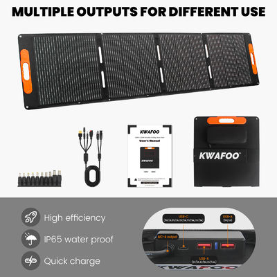 IP65 200W draagbare opvouwbare zonnepanelen voor campers 12V batterij