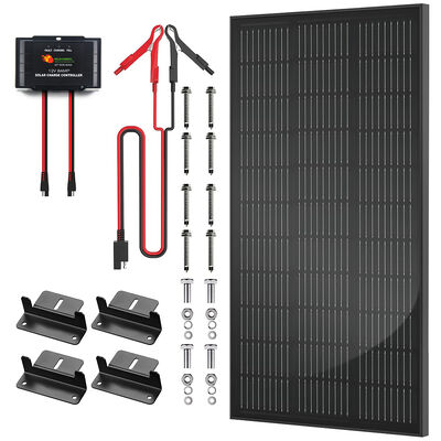 Goede prijs 100W RV Solar System RV Solar Charging Kit Renewable Energy Source for Mobile Homes and Camping Equipment capable for charging 12V AGM ,GEL ,WET and LiFePO4 battery online