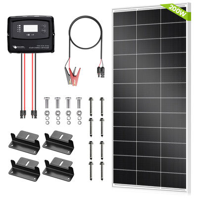 200W RV zonnepanelen Kits Draagbare off-grid RV camper zonnestelsel voor mobiele huizen en outdoor avonturen