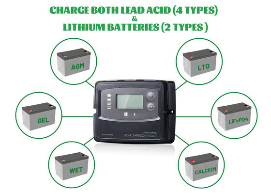 Goede prijs Intelligente 5 fasen opladen 20A Marine Solar Charge Controller met BMS Wake Up online