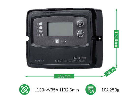 20A 12V 24V Smart PWM Digital Solar Charge Controller voor zonnepanelen LiFePO4-batterij