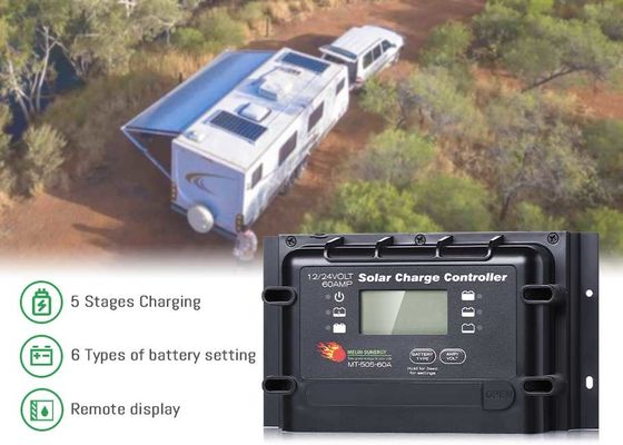 Goede prijs Intelligente 12V 24V PWM digitale zonneladingscontroller met BMS Wake Up online