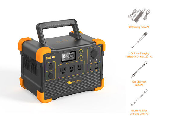 Goede prijs AC/DC/USB-uitgang LiFePO4 Lithiumbatterij Zonnegenerator 1200W Pure Sinus Wave Inverter online