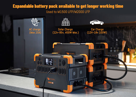 Goede prijs LiFePO4 draagbare generator batterijpakket oplaadbare elektriciteitscentrale met een capaciteit van 3072Wh online