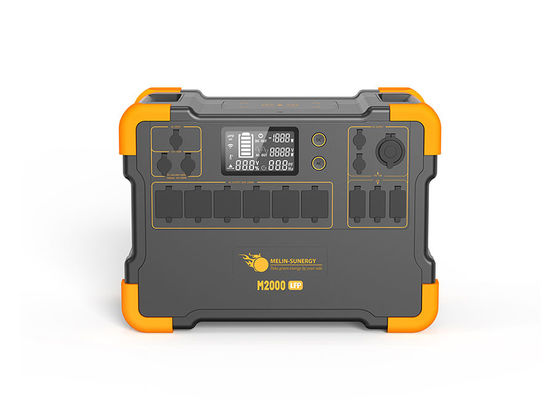 Goede prijs Pure sinusgolf-omvormer draagbare lithiumbattery zonne-generator 1200W zonnepaneel online