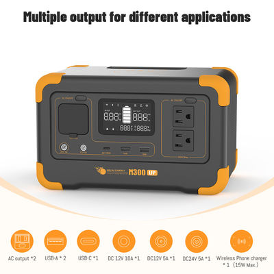 Goede prijs Oplaadbare Lithiumbatterij Zonne-Generator 300W UPS LiFePO4 Zonne-energie Power Bank online