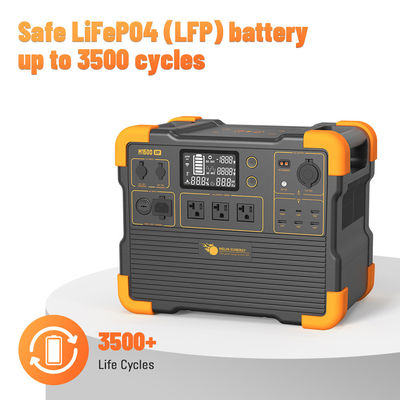 Goede prijs 2200W Pure Sinus Wave Inverter Generator LiFePO4 Draagbaar zonne-generator systeem online