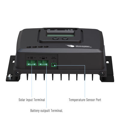 Goede prijs LCD-scherm 5-stadium RV zonneladingscontroller 12V/24V/36V/48V AGM GEL WET Calcium LiFePO4 LTO LCO online
