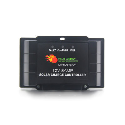 Zwart Intelligent Pwm Solar Charge Controller IP67 8A 12V 24V Solar Charge Controller