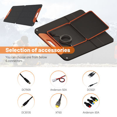120W IP65 vouwbare draagbare elektriciteitscentrale zonnepanelen voor kamperen