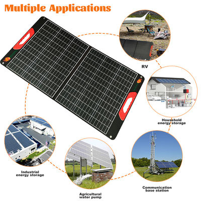 Goede prijs 120W Camping Draagbare vouwbare zonnepanelen lichtgewicht 12 Volt vouwbare zonnepanelen online