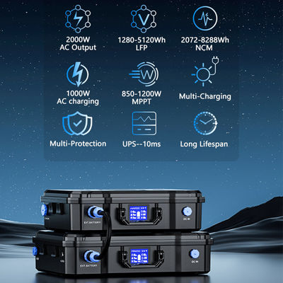 Goede prijs 150V PV-ingang UPS Zonne Generator met 5 jaar Garantie en Pouch NMC Batterij Draagbaar Zonne-energie Station online