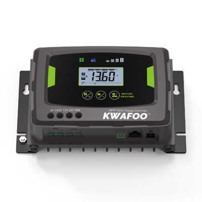 20a mppt zonneladingscontroller 12v 24v voor lifepo4 batterij
